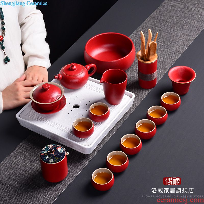 Tea sets accessories ceramics 6 gentleman a kung fu tea tea tea set 6 gentleman tea accessories of a complete set of tools
