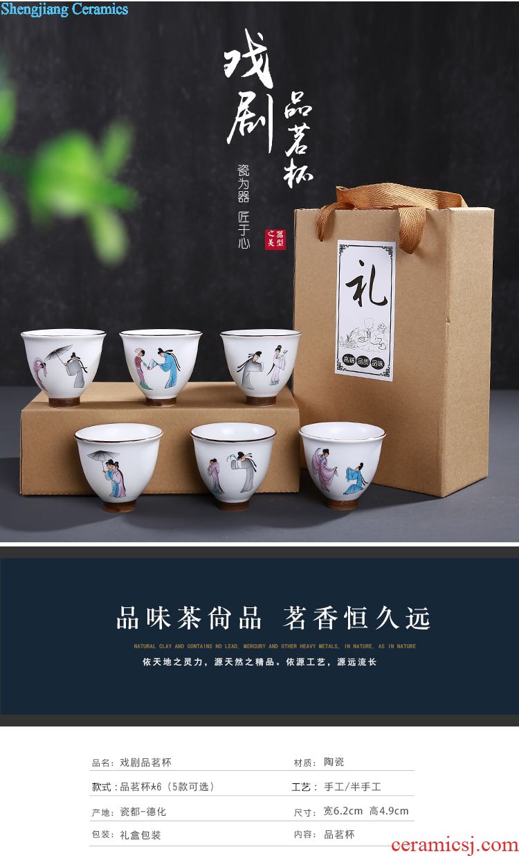 Is young, glass tea set suit household kung fu ceramic cups tea pot induction cooker tea tea solid wood tea tray