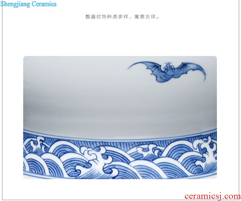 JingJun Jingdezhen ceramics Hand painted blue and white Sample tea cup kung fu tea cups