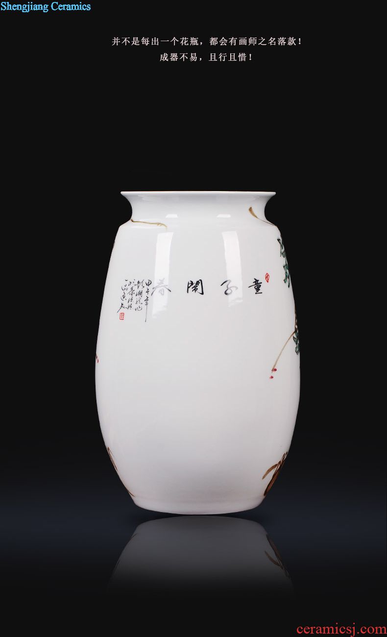 Jingdezhen ceramic new Chinese blue and white in extremely good fortune sitting room porch porcelain vase household adornment furnishing articles