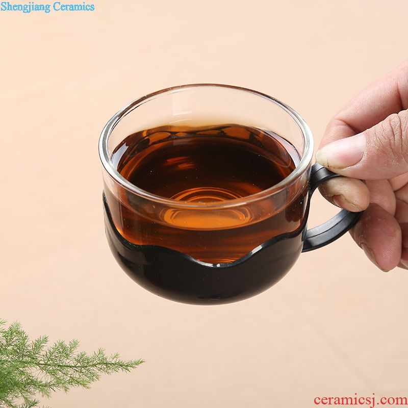 Is Yang glass cup upset ceramic sample tea cup kung fu tea cup with imitation enamel cup of my tea cup