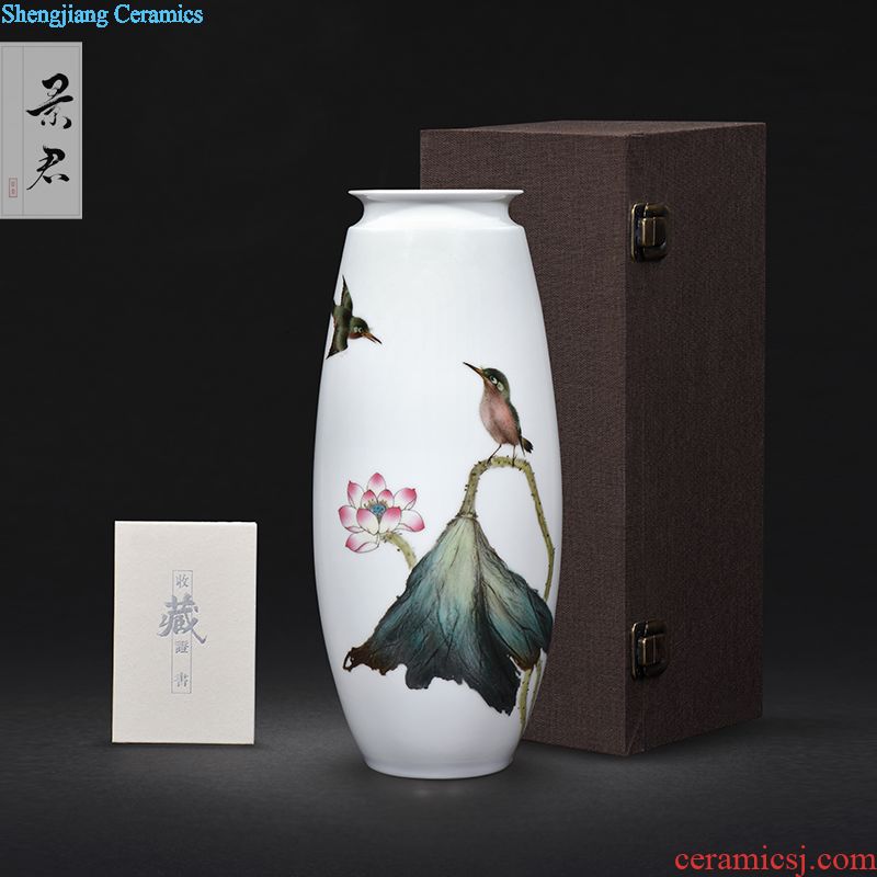Hand-painted ji jingdezhen blue paint pot home teapot kung fu tea set manual ceramic tea set teapot