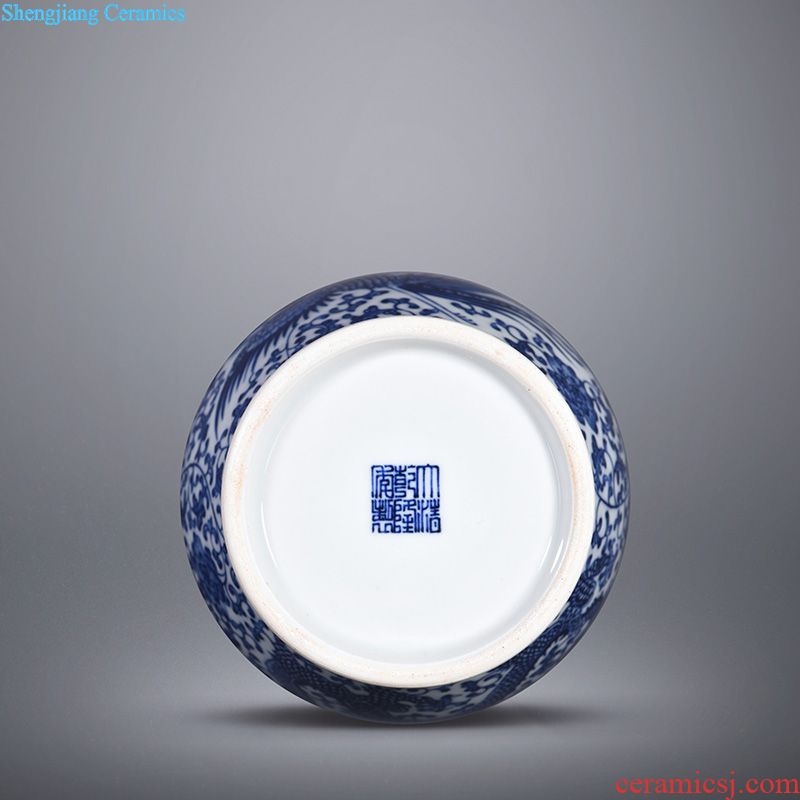 Jingdezhen blue and white paint sample tea cup small hand-painted ceramic cups kung fu tea cups master cup single cup
