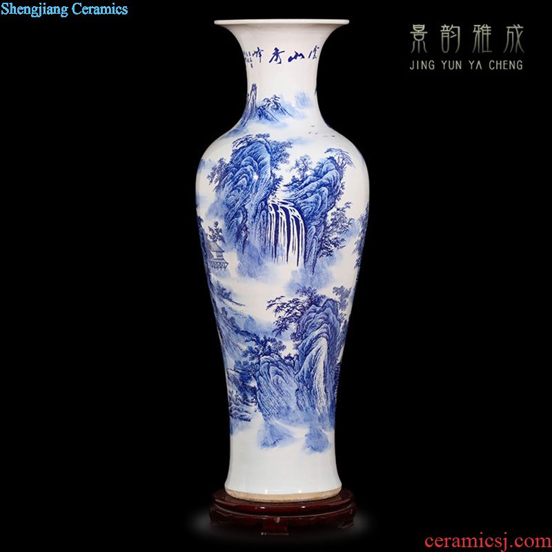 Jingdezhen ceramic new Chinese blue and white vase wine place to live in the sitting room porch a China ornament