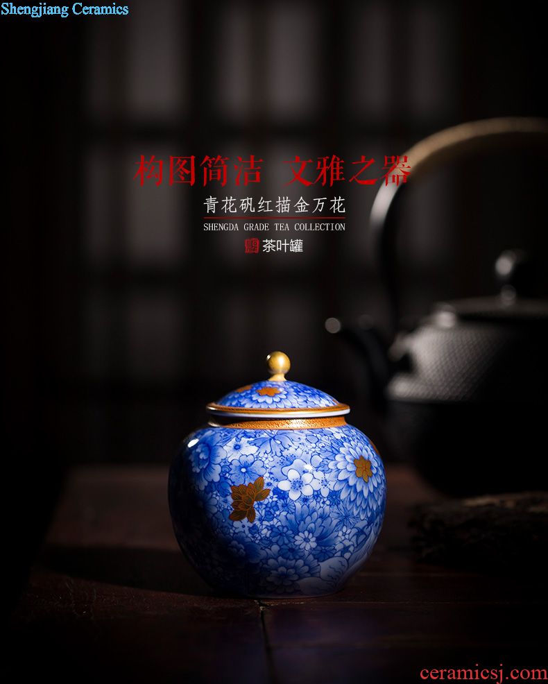 Holy big ceramic antique Ming chenghua bucket color seems as long as three years of master cup all hand jingdezhen kung fu tea cups