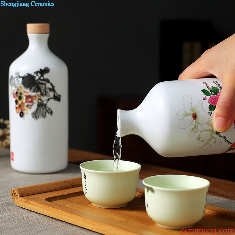 Jingdezhen ceramic jar sealing it home 50 pounds ten leading bubble jars archaize liquor bottle pot pot