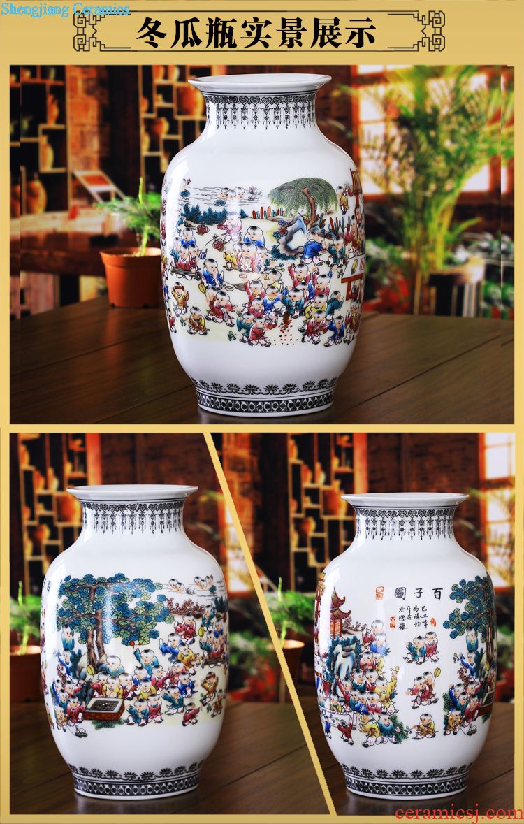 Jingdezhen blue and white ceramics gold fish tank water shallow tortoise cylinder ashtray pen XiCha washing handicraft furnishing articles in the living room