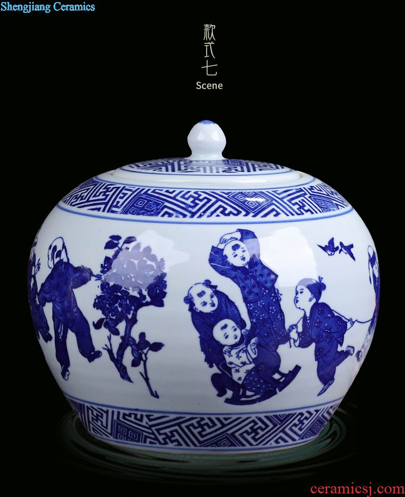 Jingdezhen ceramic fashion the ancient philosophers figure hanging dish art decoration porcelain home decoration handicraft furnishing articles