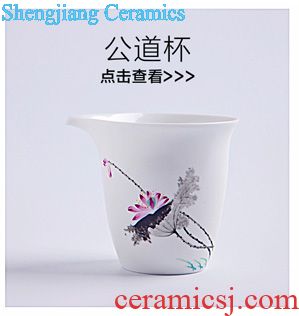 The big hand painted lotus kung fu jingdezhen ceramic sample tea cup tea cups manual single cup bowl with fine powder enamel