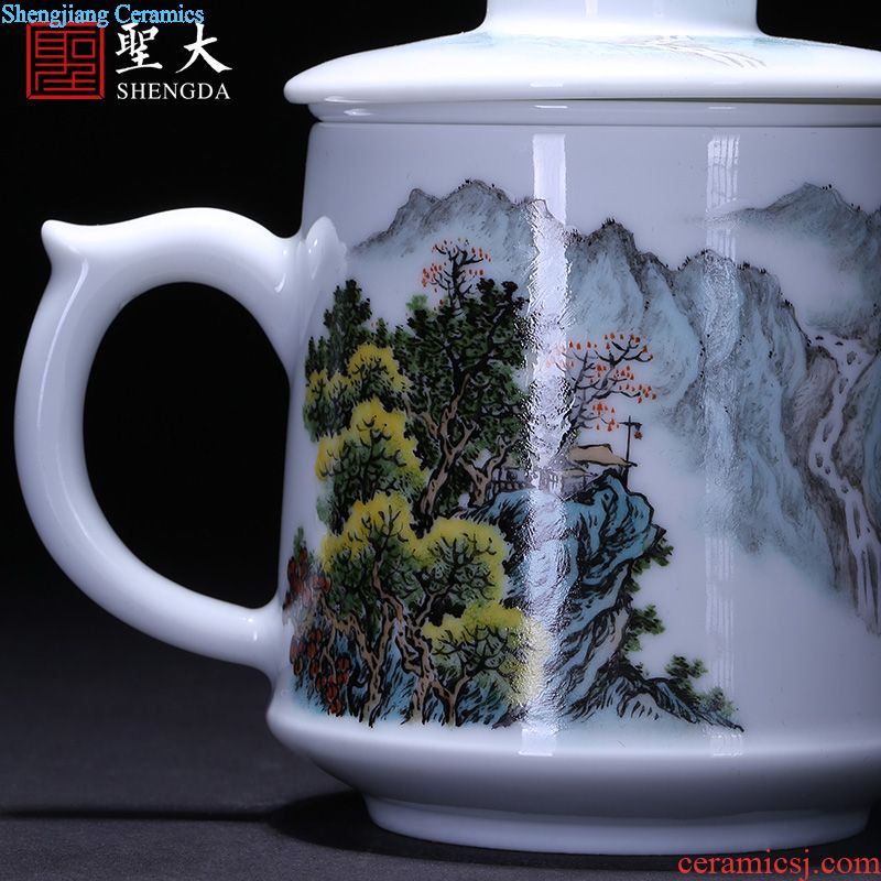 St the ceramic kung fu tea master cup hand-painted character sample tea cup all hand to jingdezhen tea cup