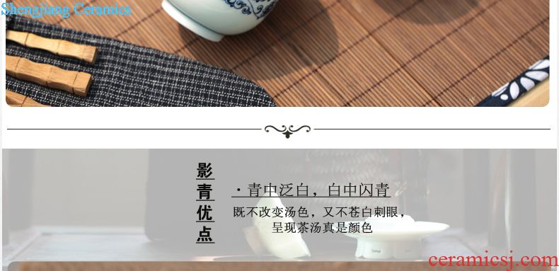 Three frequently hall jingdezhen ceramic kung fu tea tea cups sample tea cup celadon pu-erh tea cup cup S41120 master