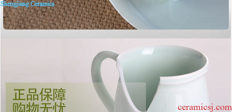 Three frequently hall jingdezhen ceramic kung fu tea tea cups sample tea cup celadon pu-erh tea cup cup S41120 master