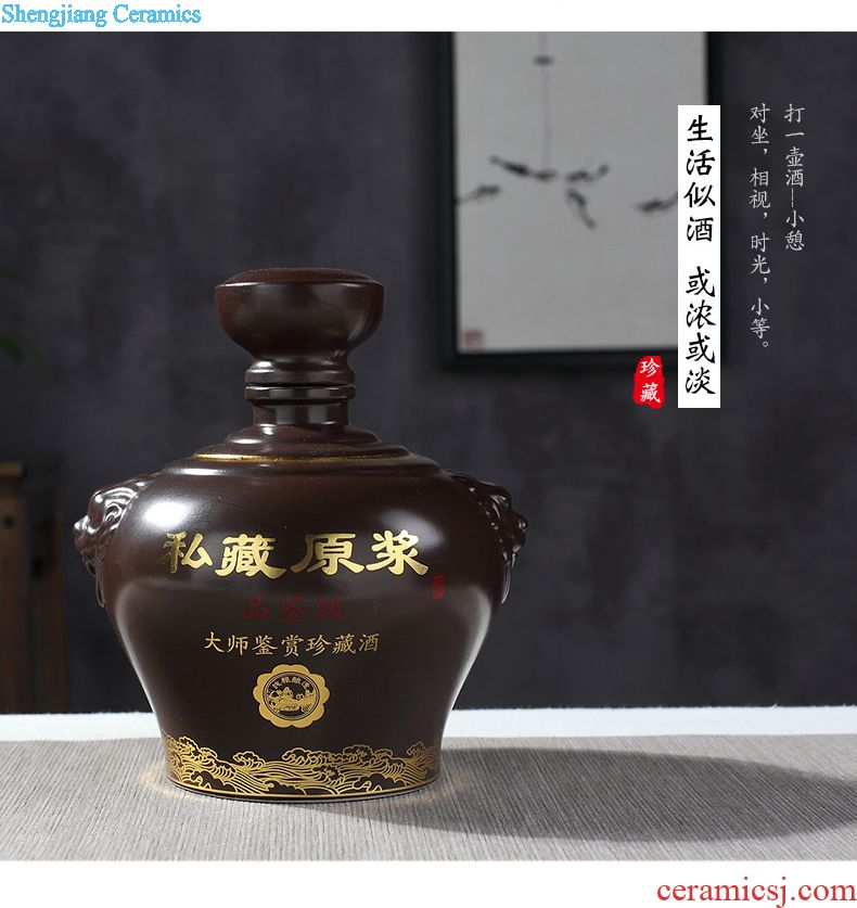 Jingdezhen ceramic barrel ricer box store meter box 10 kg sealed insect-resistant moistureproof with cover to ricer box flour cylinder household