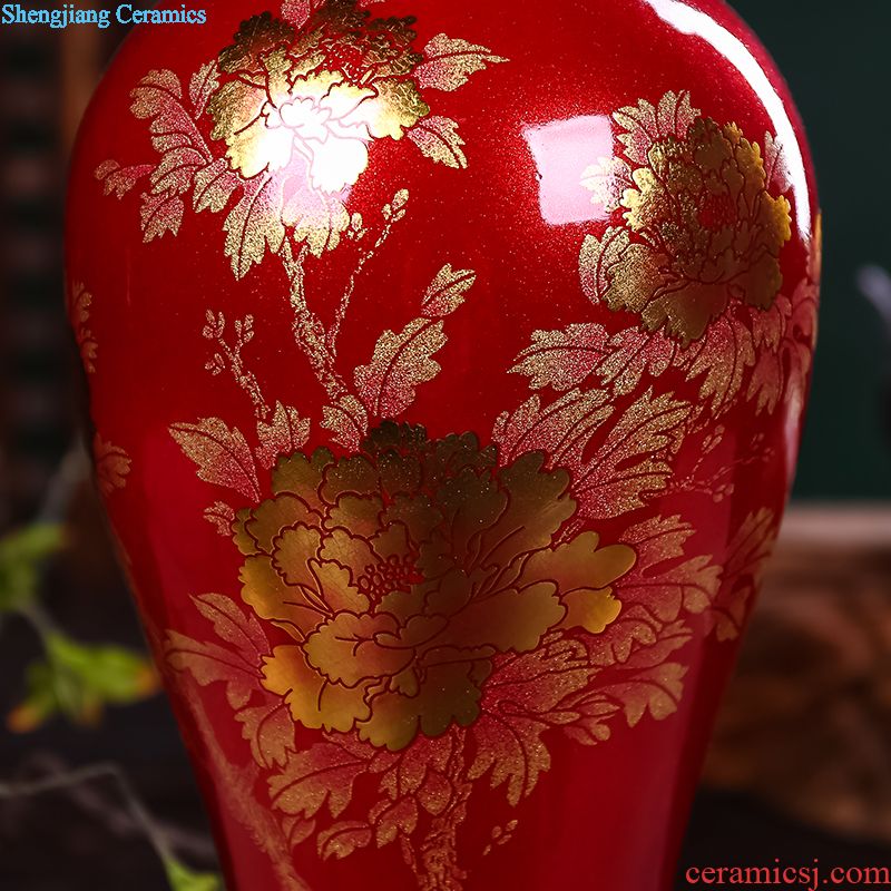 Jingdezhen ceramics Zhang Bingxiang works best wax gourd vases, contemporary and fashionable adornment furnishing articles of handicraft