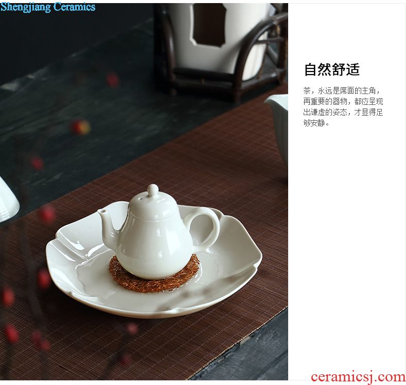 Drink to coarse pottery wake receives large trumpet tea caddy storehouse ceramic tea box sealed storage tanks tea tea