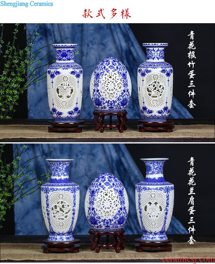 Jingdezhen ceramic barrel ricer box 5 jins of 10 jins home outfit ricer box sealing bin moistureproof insect-resistant rice flour