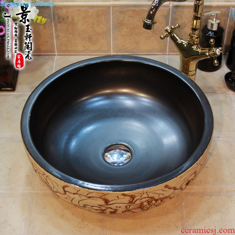 Jingdezhen JingYuXuan ceramic wash basin stage basin sink art basin basin archaize luxury