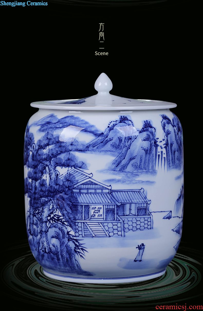 Jingdezhen ceramics vase furnishing articles furnishing articles sitting room POTS restoring ancient ways the general pot of large vases, the sitting room