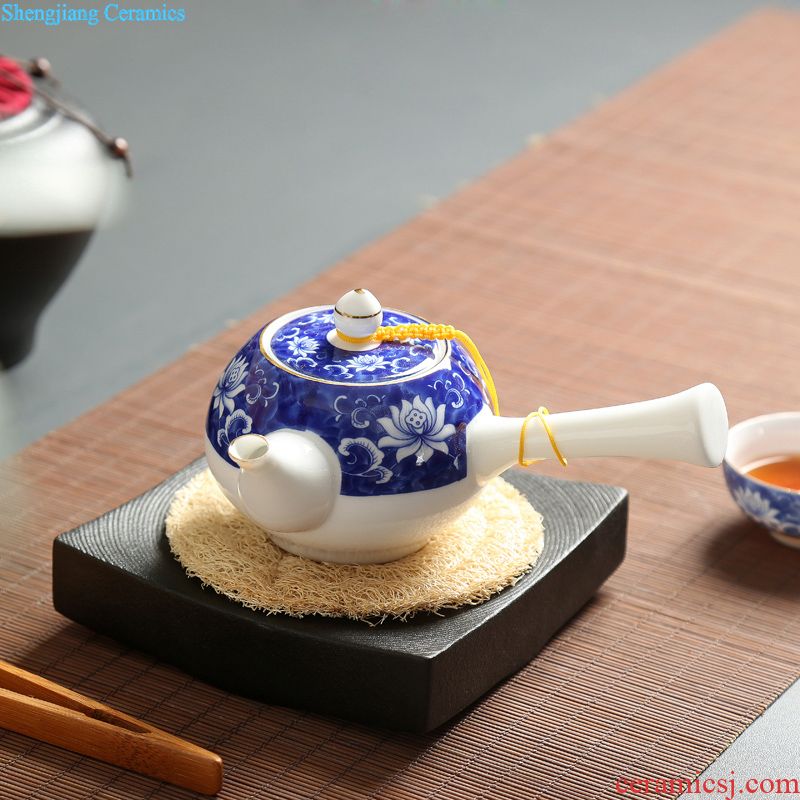 Your kiln tea set to open the slice is young brother kiln porcelain porcelain of a complete set of kunfu tea glass teapot