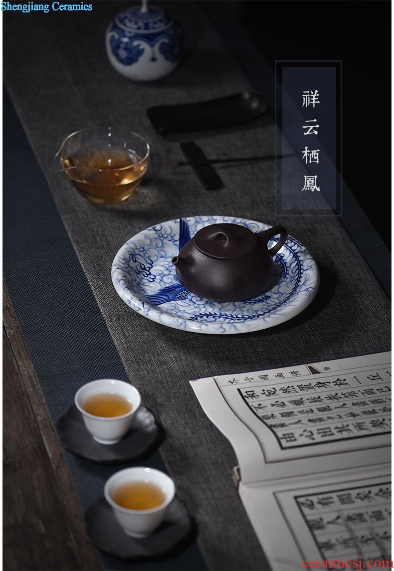 JingJun Jingdezhen ceramics hand-painted pastel lad all hand teapot kung fu tea set tea service
