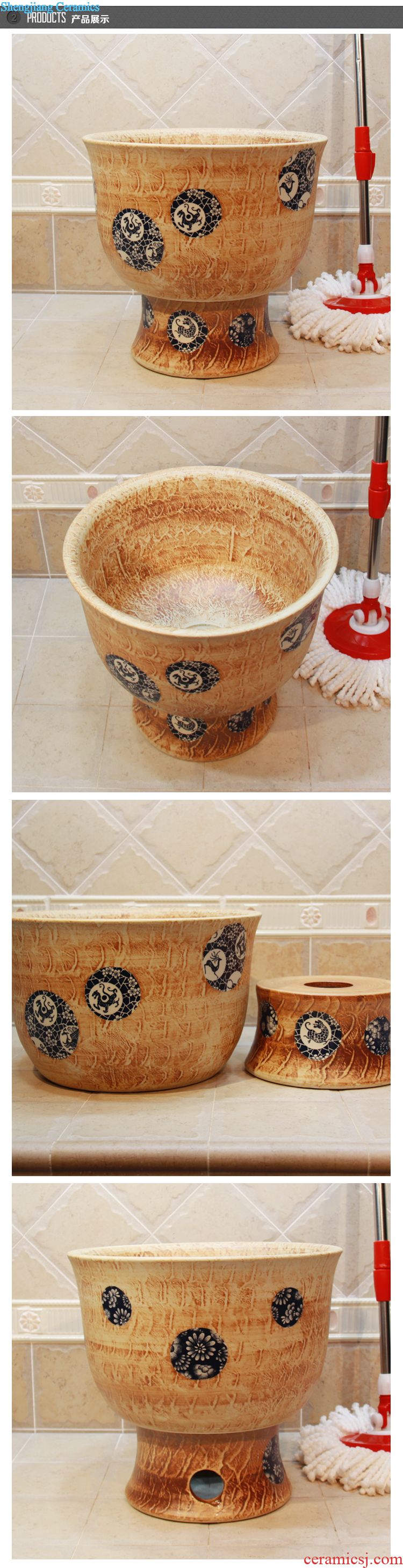 JingYuXuan jingdezhen ceramic lavatory basin stage art basin sink basin many optional one column