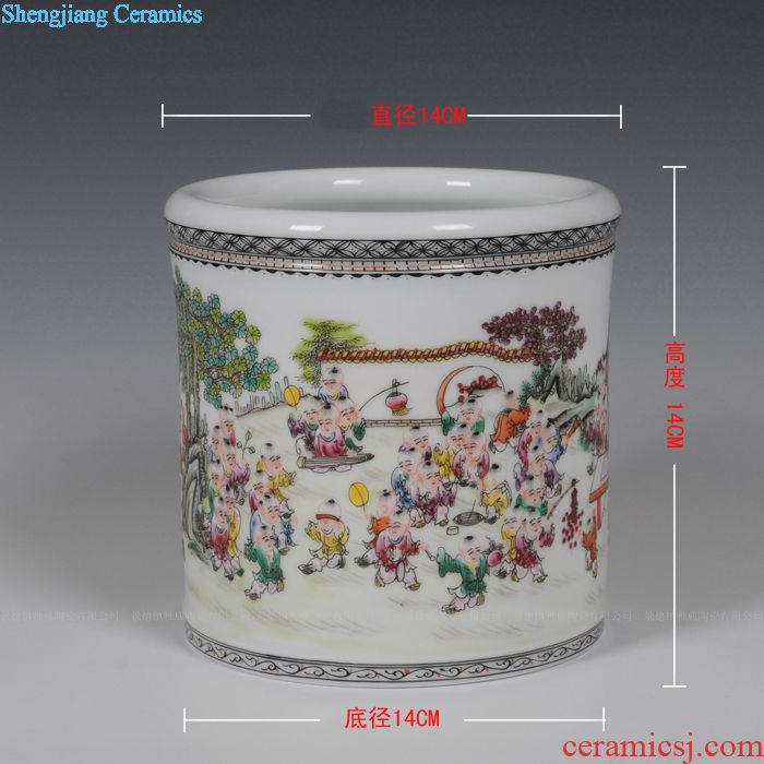 Jingdezhen ceramics hand-painted the ancient philosophers figure hat to bowl bowl cups Wang Rongjuan modern fashion household decoration