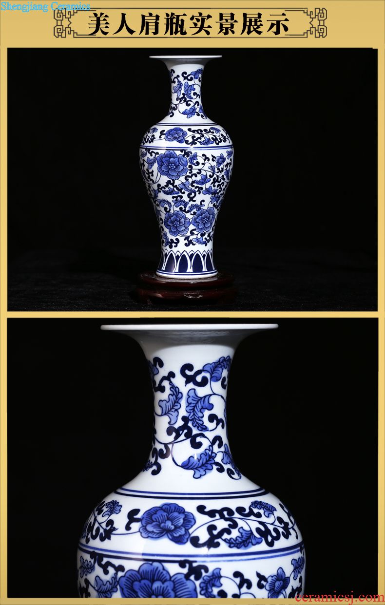 Jingdezhen ceramics creative jun porcelain vase classical household act the role ofing is tasted sitting room decoration crafts modern furnishing articles