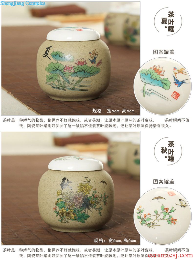 Is Yang yixing purple sand kung fu tea set purple clay teapot ceramic home office of a complete set of tea cups