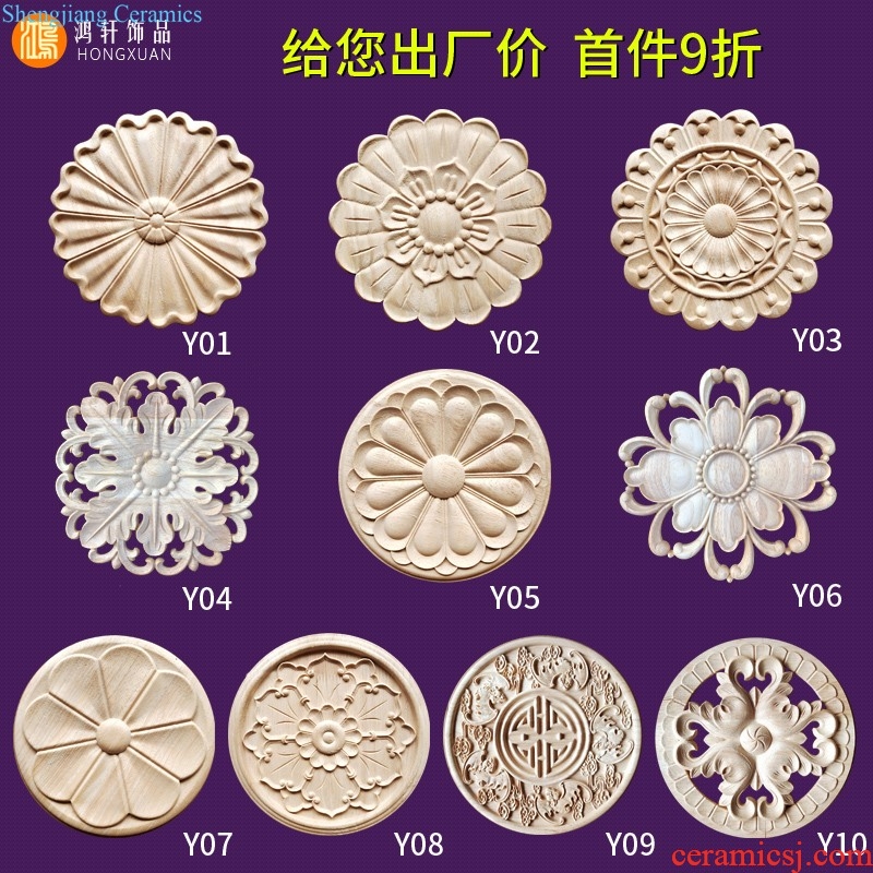 European-style solid wood furniture feet of carve patterns or designs on woodwork tooth edge ark adornment baffle plate tea table legs solid wood apron coaming skirt