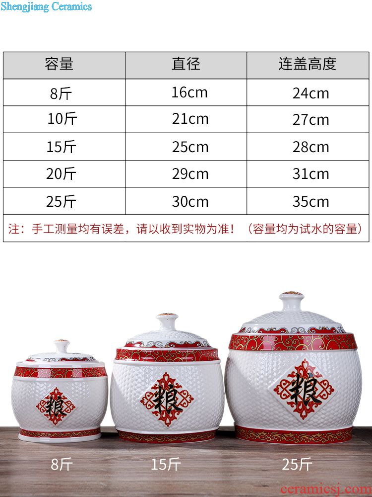 Jingdezhen ceramic jars it archaize bubble wine 10 50 pounds to household sealed empty jar hidden liquor