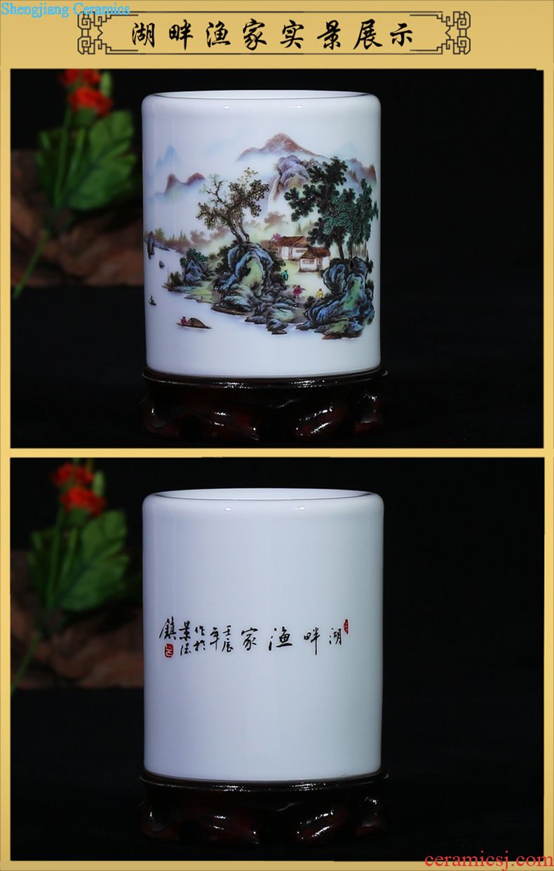 Jingdezhen ceramics kiln on seal pot candy jar household act the role ofing is tasted furnishing articles storage tank general tank sitting room