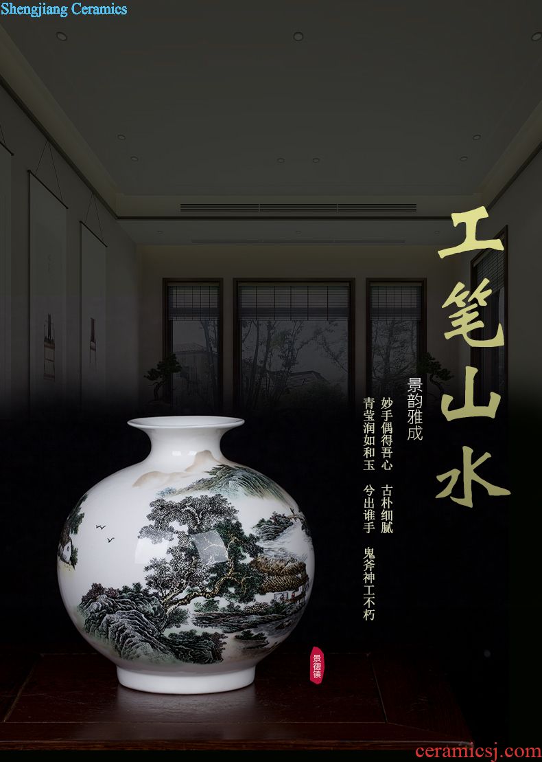 Jingdezhen ceramics opening rich Buddha furnishing articles present household act the role ofing is tasted sitting room ark craft gift