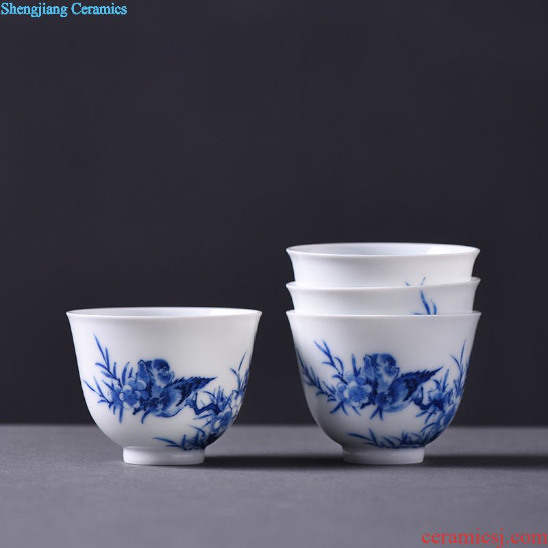 JingJun Ceramic and cup manually restore ancient ways and fair mug cup Japanese well from the points of tea sea coarse pottery tea