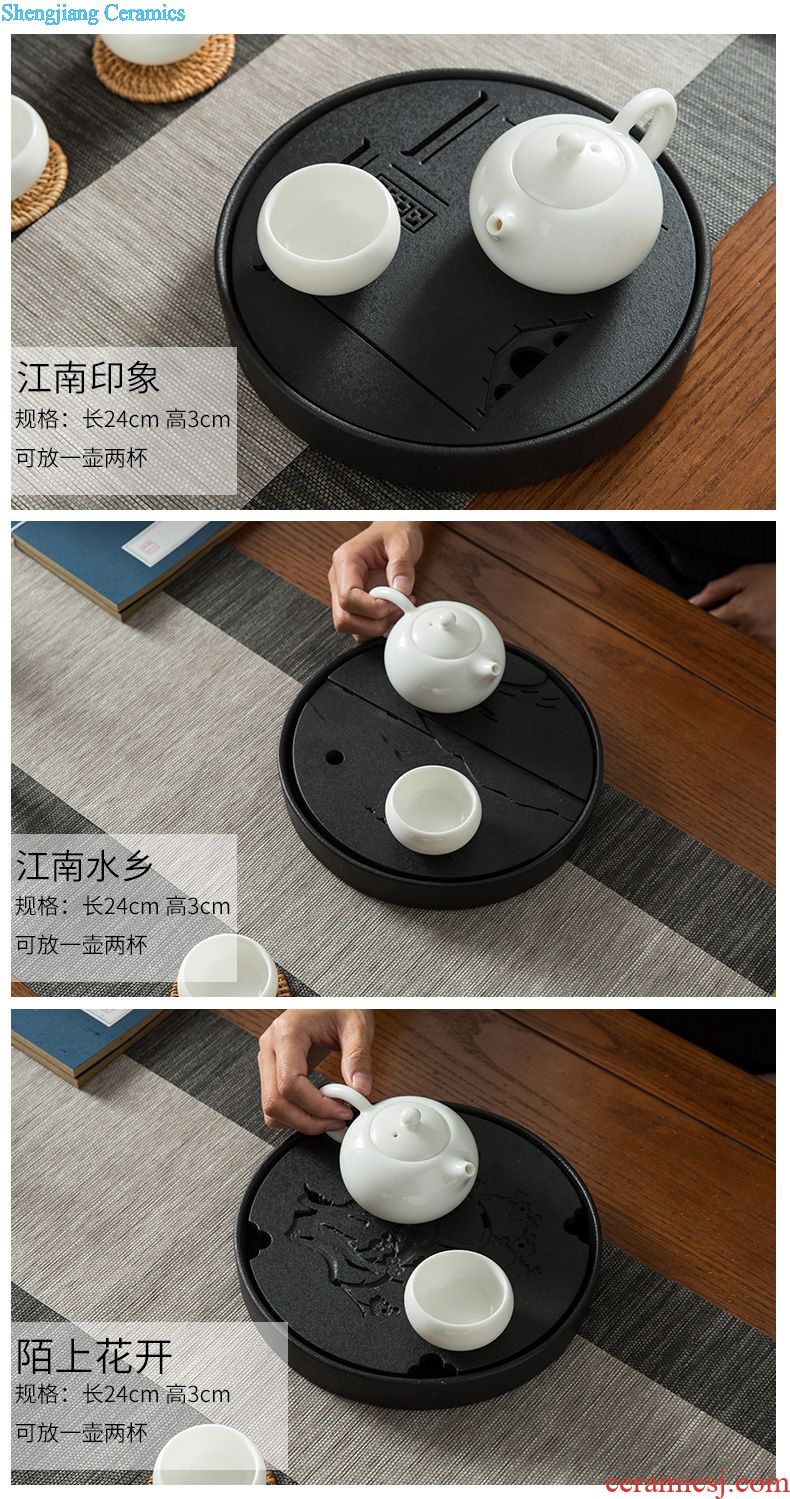 Jingdezhen dishes suit household contracted style dishes ceramic tableware portfolio bone porcelain bowl chopsticks to eat rice bowl plate