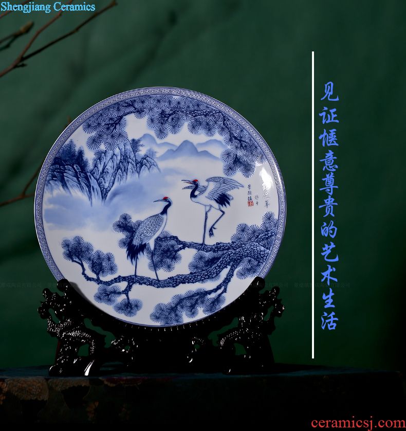 Jingdezhen ceramic chicken in furnishing articles crafts and gifts mascot ceramic jewelry gift zodiac rooster chicken
