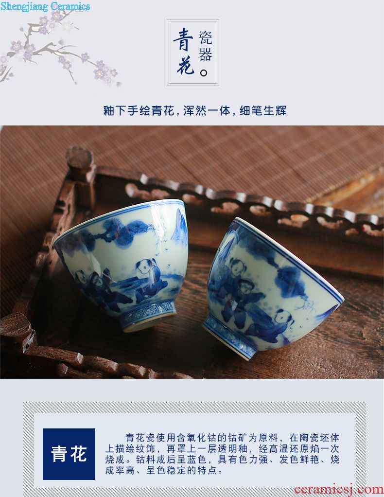 Three frequently wash # kiln cup of jingdezhen ceramic tea set tea red glaze, parts built water slag S71015 fights