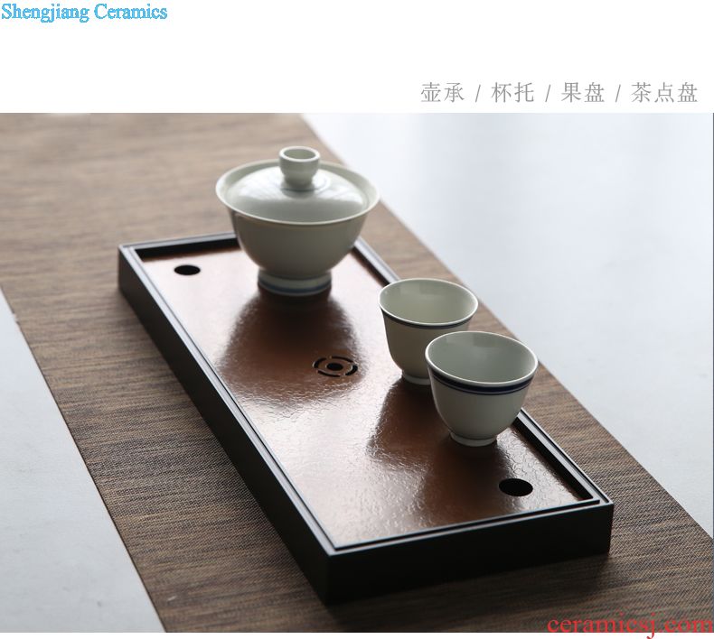 Three frequently hall jingdezhen blue and white porcelain tea set ceramic kung fu tea tureen tea tea S13004
