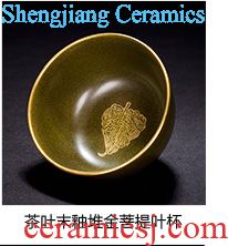 Santa teacups hand-painted ceramic kungfu pastel "land" master cup all hand jingdezhen tea sample tea cup