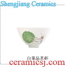 Three frequently hall your kiln cups Sample tea cup personal jingdezhen ceramics slicing can raise master cup single cup S44008