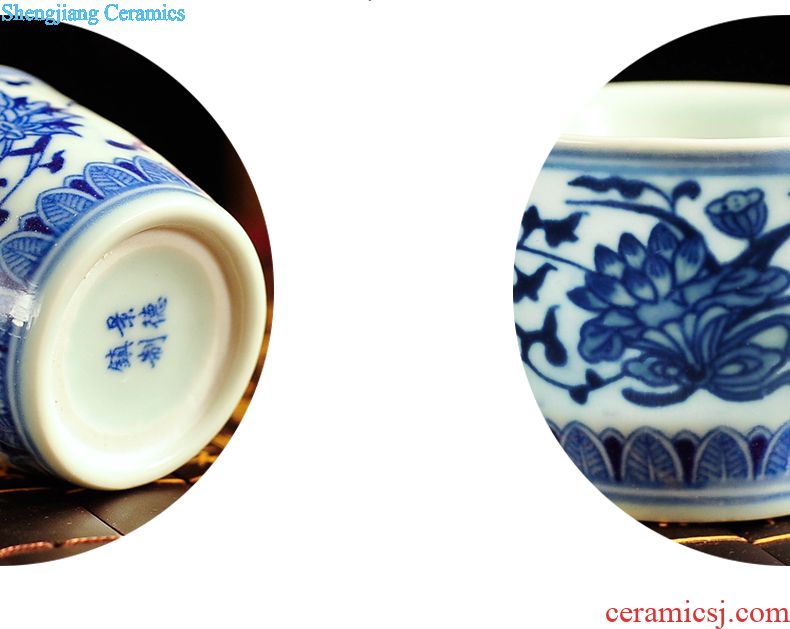 Jingdezhen ceramic jars home 20 jins 30 jins 50 it chivalrous man altar wine bottle of household ceramic seal pot