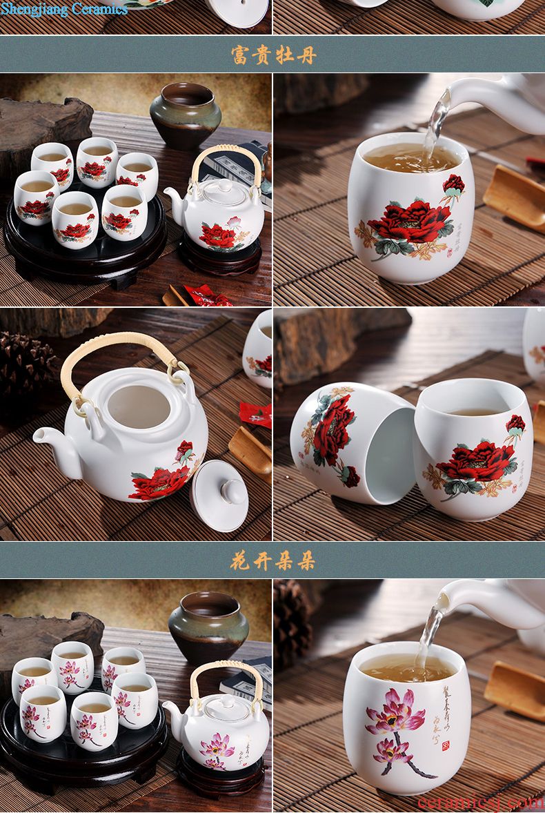 Portable travel tea set your kiln kung fu suit household contracted and contemporary jingdezhen ceramics cup teapot tea tray