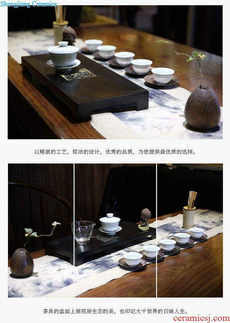 Three frequently hall kiln kung fu tea tea filter) of jingdezhen ceramics temmoku filter S01012 tea spare parts