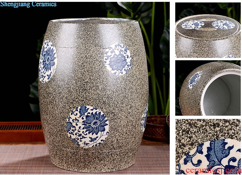 New jingdezhen kiln ceramic jars 10 jins 20 jins 50 kg 100 catties of household possession of jar jar