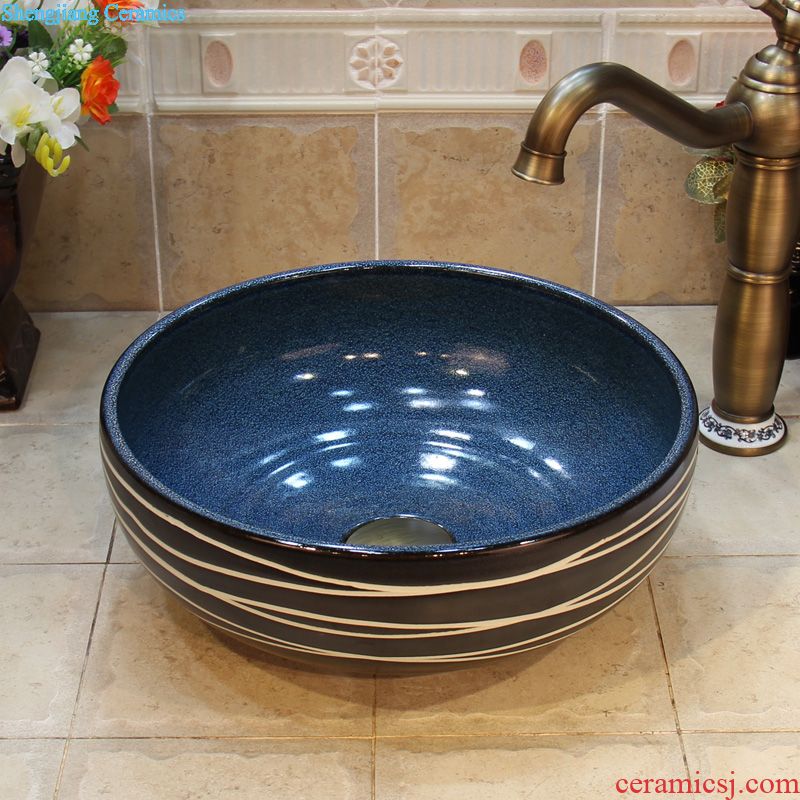 jingdezhen JingYuXuan variable jump cut blue and white Conjoined mop pool basin mop mop mop pool