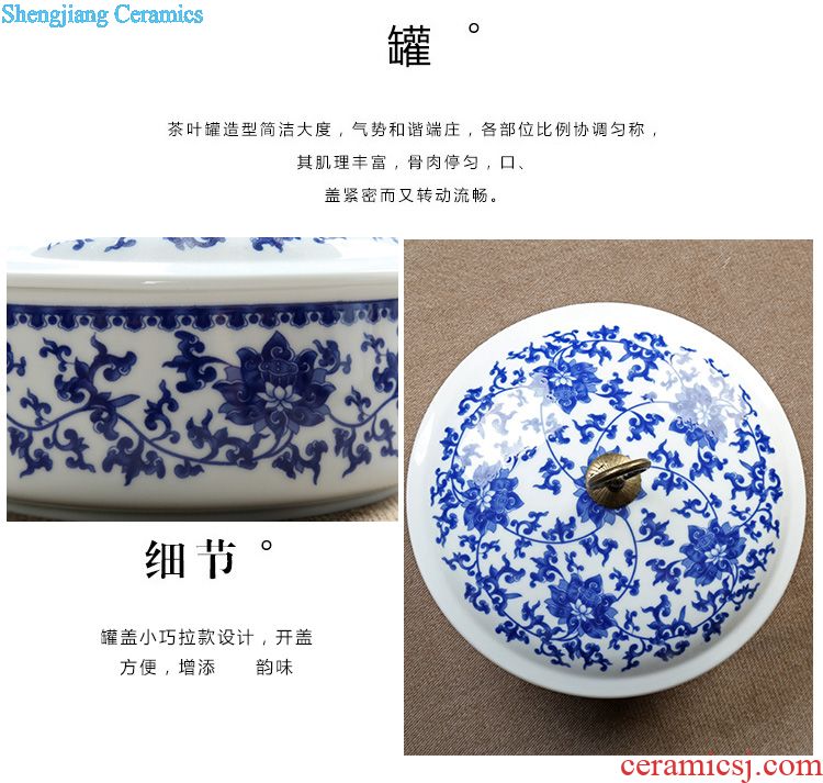 Is blue and white kung fu Yang heat-resistant glass flower pot red tea ceramic filter tea cup home with tea