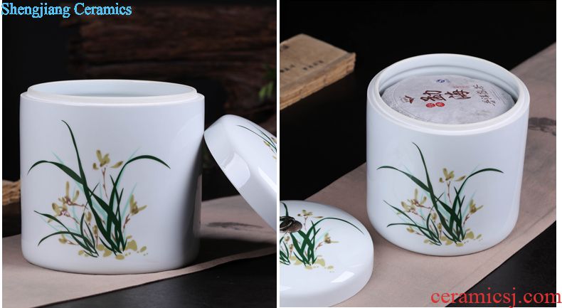 Vases, flower implement floret bottle of modern fashion flower receptacle jingdezhen ceramics household act the role ofing is tasted hand-painted flowers inserted
