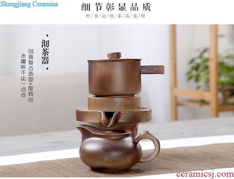 Is Yang coarse pottery ceramic POTS awake piggy bank seal tea caddy puer tea cans packaging