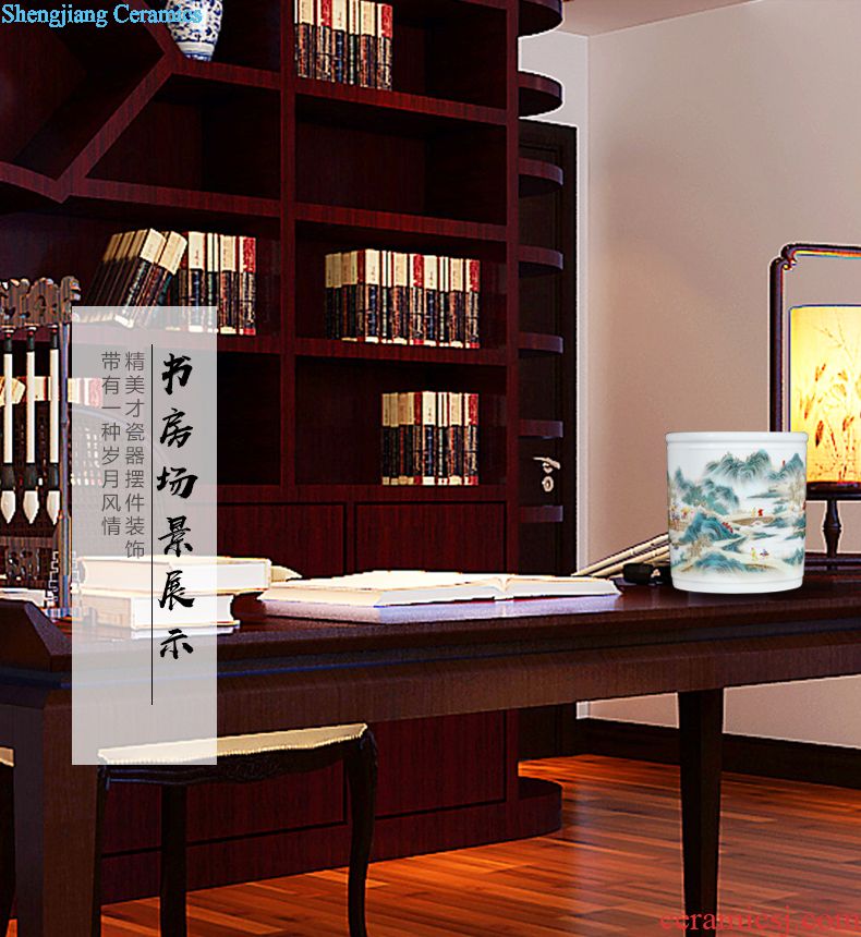 Big vase classical jingdezhen ceramics kiln sitting room ground suit China decoration vase TV ark