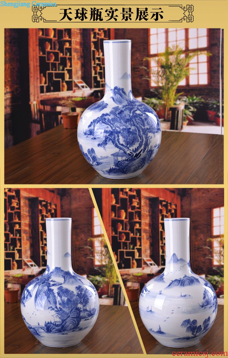 Antique porcelain of jingdezhen ceramics general storage tank can candy jar sealed cans sitting room place household act the role ofing is tasted