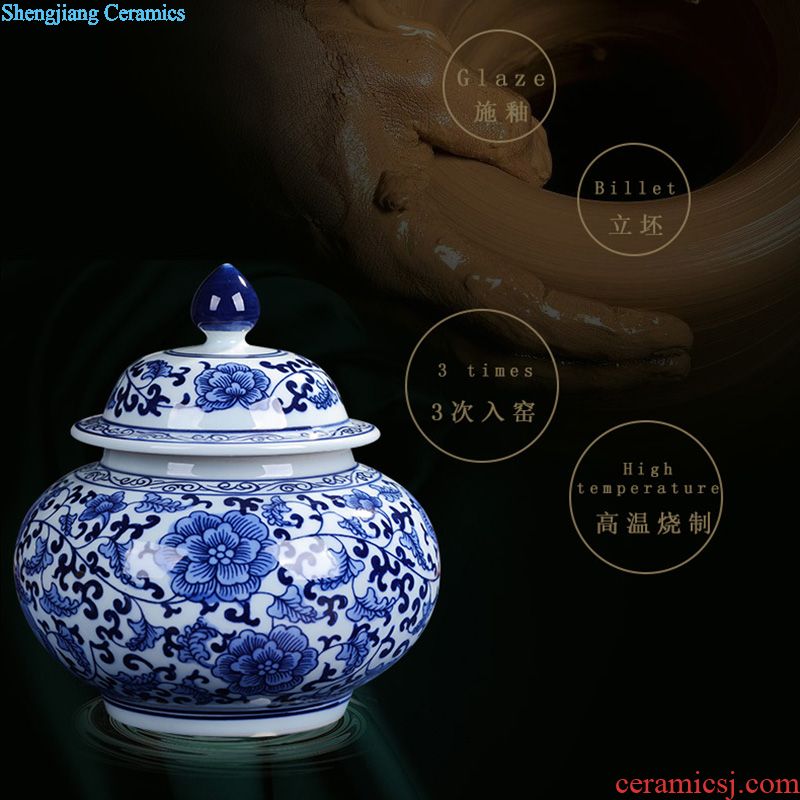 Buddha sitting room ornaments of jingdezhen ceramics with celadon large porch place incense burner modern arts and crafts